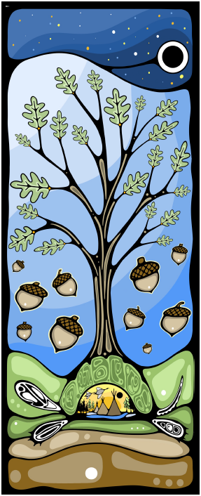 oak tree banner