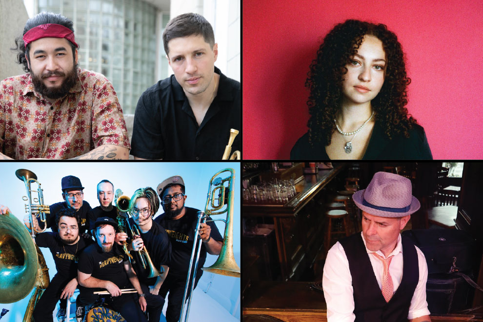 grid of B-Jazzed artists' photos