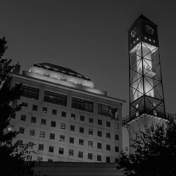 Dimming the clock tower