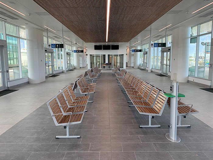 Kipling Bus Terminal interior