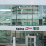 This is the entrance to the Kipling Bus Terminal.