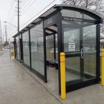 Stop #2041 - Enhanced Three-Door Shelter (Bollards) (2)