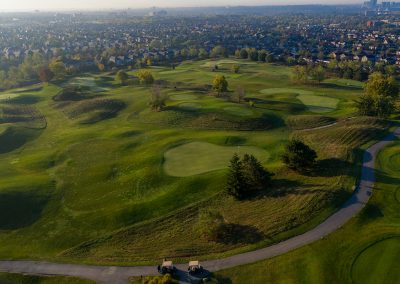 Aerial view of the BraeBen Championship Golf Course